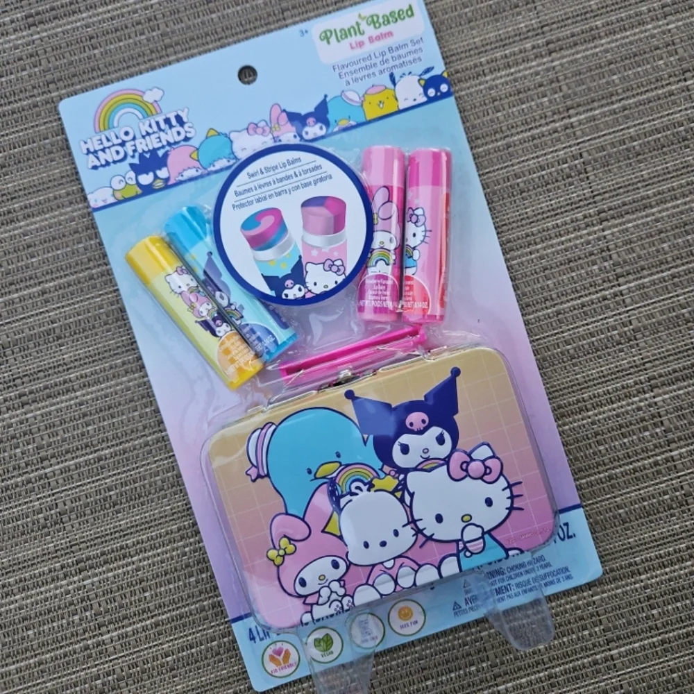 HELLO KITTY AND FRIENDS LIPBALM SET